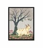 Pichwai Printed Canvas Wall Art