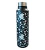 Pichwai Cow and Lotus Art Print Black Stainless Steel 950ml Water Bottle