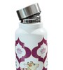 Pichwai Cow Art Print White Stainless Steel 950ml Water Bottle