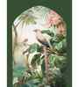 Pichwai Jungle Trio Floral Canvas Set of 3 Art Panels