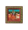 Pichwai Multicolour Sheesham Wood Wall Plate