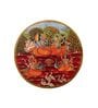Pichwai Multicolour Sheesham Wood Wall Plate