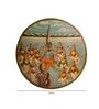 Pichwai Multicolour Sheesham Wood Wall Plate