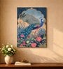 Pichwai Peacock Stretched Canvas Painting