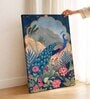 Pichwai Peacock Stretched Canvas Painting