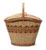 Picnic Basket | Wicker Basket for Lunch | Oval Wicker Picnic Basket With Top Handle | Wicker Modern Picnic Basket (Design 01)