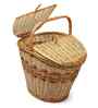 Picnic Basket | Wicker Basket for Lunch | Oval Wicker Picnic Basket With Top Handle | Wicker Modern Picnic Basket (Design 01)