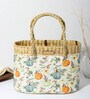 Picnic Baskets | Lunch Bag | Jute / Cane Basket for Gifting | Tiffin Basket | Wicker Baskets (Design 03)