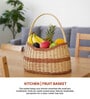 Picnic Baskets,Lunch Bag,Jute & Cane Basket For Gifting (Medium: L23 X W12 X H33 Cm)