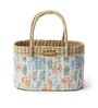Picnic Baskets | Lunch Bag | Jute/Cane Basket for Gifting | Tiffin Basket | Wicker Baskets (Design 02)