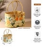 Picnic Baskets,Lunch Bag,Jute/Cane Basket For Gifting (Design 06-L26 X W20 X H18 Cm)