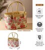 Picnic Baskets,Lunch Bag,Jute/Cane Basket For Gifting (Design 07-L26 X W20 X H18 Cm)
