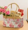 Picnic Baskets,Lunch Bag,Jute/Cane Basket For Gifting (Design 07-L26 X W20 X H18 Cm)
