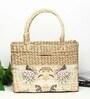 Picnic Baskets | Lunch Basket | Cane or Jute Basket | Cane Basket for Gifting | Rectangular Seagrass Tote Bag
