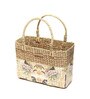 Picnic Baskets | Lunch Basket | Cane or Jute Basket | Cane Basket for Gifting | Rectangular Seagrass Tote Bag