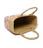 Picnic Baskets | Lunch Basket | Cane or Jute Basket | Cane Basket for Gifting | Tote Bag | Seagrass Rectangular Shopping Basket (Multi Color 7)