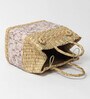Picnic Baskets | Lunch Basket | Cane or Jute Basket | Cane Basket for Gifting | Wicker Baskets | Morden Picnic Basket -Rectangular (Multi Colour 6)