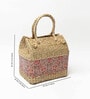 Picnic Baskets | Lunch Basket | Cane or Jute Basket | Cane Basket for Gifting | Wicker Baskets | Morden Picnic Rectangular Basket (Multi Colour 2)