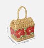 Picnic Baskets | Lunch Basket | Cane or Jute Basket | Cane Basket for Gifting | Wicker Baskets (Design 09)