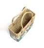 Picnic Baskets | Lunch Basket | Cane Or Jute Basket | Cane Basket For Gifting | Wicker Baskets (Peacock Floral), Rectangular (L33xB10xH24 cm)