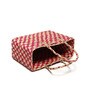 Picnic Baskets | Lunch Basket | Cane or Jute Basket | Cane Basket for Gifting | Wicker Baskets (Pink & Beige)