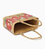 Picnic Baskets | Lunch Basket | Cane or Jute Basket | Cane Basket for Gifting | Wicker Baskets (Red Floral)