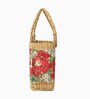 Picnic Baskets | Lunch Basket | Cane or Jute Basket | Cane Basket for Gifting | Wicker Baskets (Red Floral)