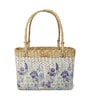 Picnic Baskets | Lunch Tote Bag | Jute Basket | Cane Baskets for Gifting | Wicker Basket | Tiffin Bag (Design 01, Rectangular- 33x10x24 cm)