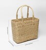 Picnic Rectangular Baskets|Lunch Basket|Cane Or Jute Basket|Cane Basket For Gifting|Wicker Baskets (Plain Beige)