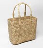 Picnic Rectangular Baskets|Lunch Basket|Cane Or Jute Basket|Cane Basket For Gifting|Wicker Baskets (Plain Beige)