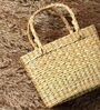 Picnic Rectangular Baskets|Lunch Basket|Cane Or Jute Basket|Cane Basket For Gifting|Wicker Baskets (Plain Beige)
