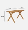 Picnic Solid Wood Table & Bench Set in Natural Finish