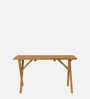 Picnic Solid Wood Table & Bench Set in Natural Finish