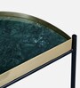 Picou Marble Top Nest Of Tables In Dual Tone Finish