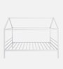 Pictor Metal Kids Canopy Beds in White Colour