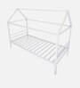 Pictor Metal Kids Canopy Beds in White Colour
