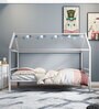 Pictor Metal Kids Canopy Beds in White Colour