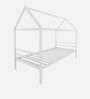 Pictor Metal Kids Canopy Beds in White Colour