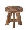 Pier Solid Wood End Table In Natural Finish