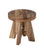 Pier Solid Wood End Table In Natural Finish