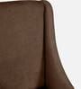 Piero Fabric Dining Chair In Chestnut Brown Colour