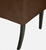 Piero Fabric Dining Chair In Chestnut Brown Colour