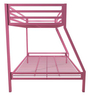 Pifin Metal Bunk Bed in Pink Colour