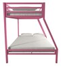 Pifin Metal Bunk Bed in Pink Colour