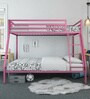 Pifin Metal Bunk Bed in Pink Colour
