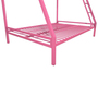 Pifin Metal Bunk Bed in Pink Colour