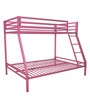 Pifin Metal Bunk Bed in Pink Colour