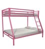 Pifin Metal Bunk Bed in Pink Colour