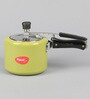 Chroma Green Aluminium Pressure Cooker- 3 Ltr