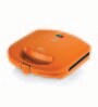 750W Sandwich Maker and Grill in Orange